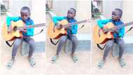 "That thing is not easy": Young boy with incredible talent plays guitar, produces sweet music in viral video