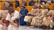 Videos show Wizkid in church with dad and sisters at mum’s funeral service: “May her soul find rest”