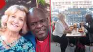 Oyinbo woman sells her property, dumps husband, relocates and falls in love with black man