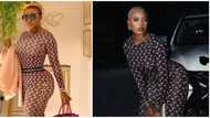 Nollywood divas Nancy Isime and Ini Edo twin in N226k matching designer catsuits