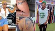 “Your future wife no go forgive you”: Funny reactions as man tattoos Destiny Etiko’s name and face on his arm