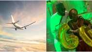 She almost fainted: Young man living abroad flies into Nigeria to surprise mum on her 60 birthday