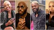 Falz, Iyabo Ojo and 6 other celebs who switched up their looks with colourful hairdos