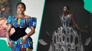 AMVCA: Paris designer drags Nana Akua Addo over cathedral outfit, alleges she stole, "blatant theft
