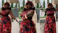 5 years after dad's death, Nigerian lady dances in video, says his money still comes through for her
