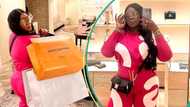 "With all d money, u still no fine": Fans blast Eniola Badmus for displaying designer shopping bags