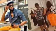 Fans visit and raid BBNaija Emmanuel's closet, jostle for his expensive clothes in cute video