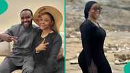 Femi Adebayo celebrates his 1st daughter on her birthday, Fans react: "Wow, she's beautiful"