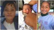 "My sister died after giving birth": Lady who nursed sisters infant baby shares his photos as he clocks 3