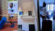 "Grass to grace": Lady with only 1 box moves into husband's mansion after traditional wedding, video trends