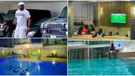 God’s blessings: Jude Okoye flaunts his massive swimming pool, expensive cars, as he clocks new age
