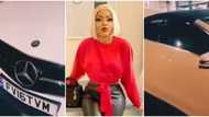 I'm not too small to use car too: Nigerians react as actress Kenny George acquires new Mercedes Benz