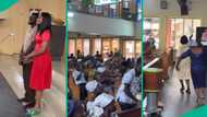 Jubilation erupts in church as member shows off bride-to-be: "Everyone supports his choice"