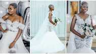 Exceptional bride keeps things natural, rocks lowcut in awesome style for her wedding day