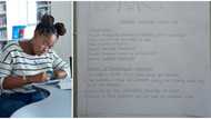 “I Love Borrowing This Kind of Note”: Nigerian Lady With Fine Handwriting Shows off Note Online, Wows Many