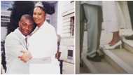 Don Jazzy's ex-wife explains reason she appeared taller than music boss in viral wedding photo