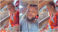 "Client wey everybody dey manage": Nigerian man shows off his old oyinbo woman, sings for joy in video