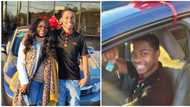 Kind lady gifts secondary school boy who treks long distance to work a new car, she said his heart made her cry