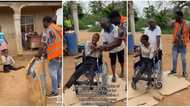 Disabled girl erupts in uncontrollable happiness as she is gifted a wheelchair, touching video goes viral