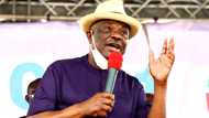A Yayin Da Ortom Ya Yabi Buhari, Wike Ya Masa Kaca-Kaca Kan Yi Wa Dariye Da Nyame Afuwa