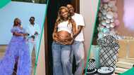 Priscilla, Juma finally share gender of baby after Enioluwa's prediction, plush clip of party trends