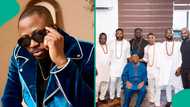 Tunde Ednut speaks on photo of Wizkid, his father, and alleged 5 brothers: "Lovely family"