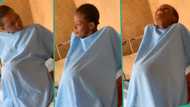 "They thought I won't make it": Lady with small stature gives birth to 3 babies at once