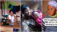"After weeks of tears": Nigerian lady gives birth to baby for 4 robbers, shares her touching story with photos