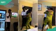 “Siblings rope”: After saying he can not make it to wedding, Nigerian man in UK surprises brother