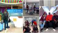Toyin Abraham’s family, stepdaughter & mother-in-law travel to Canada, video of their arrival stirs reactions