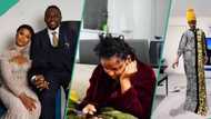 "I promised to dress hot for my husband": Newlywed lady shares how cold weather in UK spoilt her plans