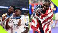 Noah Lyles: Real Madrid star sends message of support to new Olympic champion