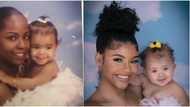 Lady recreates photo her mum took with her as a baby in 1997 24 years later, many react