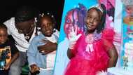 Stonebwoy reacts as daughter CJ plans to dye hair for her 6th birthday