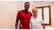 Mourinho calls Abraham's signing 'brilliant' as he pays tribute to new employers Roma