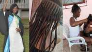 After graduating with first class, this lady turns house-to-house hairdresser due to unemployment (photos)