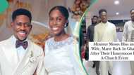 People imagine things as Moses Bliss and wife arrive at church after honeymoon: "They look innocent"