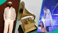 Davido performs at Grammy House ahead of February award ceremony, fans speculate: "Baddest for life"