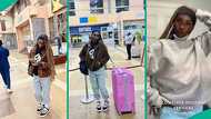 Lady happily relocates to America to start new life, video inspires many on TikTok