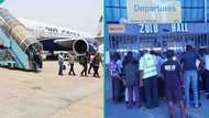 Air Peace shares details as Oshiomole allegedly locks Abuja airport gate after missing his flight