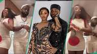 Davido rushes to cover Chioma during dance video, fans react: “My Idolo block view”