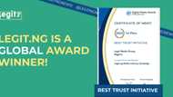 Legit.ng recognized as the world’s most trusted project at WAN-IFRA Awards 2023