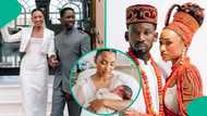 Mr Eazi's sarcastic response to report of 'welcoming 1st child' with Temi Otedola elictis reactions