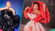 Toyin Lawani leaves fans speechless with dragon dress: "My jaw immediately dropped open"