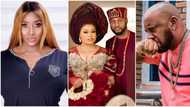 Yul Edochie & his 2nd wife Judy Austin underfire over message to newly wedded Nkiru Sylvanus