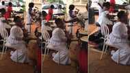 "I'm In love with the guitar lady": Women in white steal hearts as they play band in style, video trends