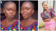 "You are very beautiful": Lady with unique flat nose flaunts it on TikTok, video goes viral