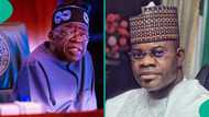 Nigerians react as Tinubu sends birthday message to ex-Kogi gov Yahaya Bello at 50