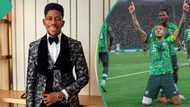 AFCON 2023 final: Moses Bliss shows off rare victory dance moves ahead of Nigeria's possible win