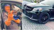 Big boy purchase: Peruzzi Vibes splashes millions on Mercedes Benz GLE, video shows moment car got delivered